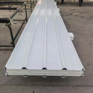 Thiết kế hiện đại phòng lạnh tấm cách nhiệt chống cháy PU thép bánh sandwich Panel với EPS bọt Core cho khách sạn & xây dựng các ứng dụng - Product Image 1
