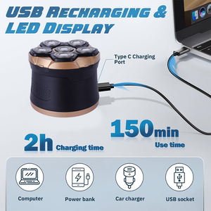 מפעל מותאם אישית rechared תצוגה נטענת גברים שייבר רוטרי/יבש usb - Product Image 3