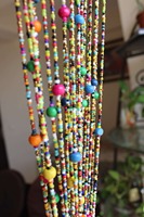Rideau à perles écologique de qualité supérieure pour la décoration rustique des fermes et l'usage dans les entrées de cafés, provenant d'un fournisseur indien