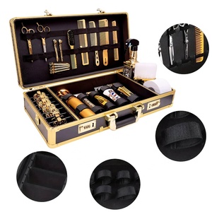 Kit de armazenamento para salão de beleza profissional, estojo de transporte para salão de barbeiro com bloqueio de senha - Product Image 1
