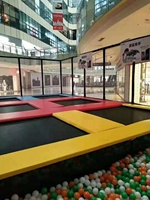 Trampolín Rectangular para Niños con Red de Seguridad y Escalera de Entrada, Cama Elástica para Ejercicio y Fitness Infantil