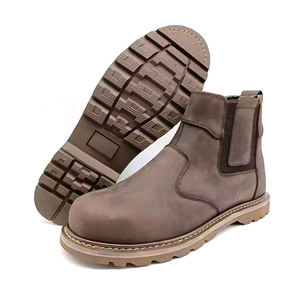 Bottes de Travail JIAN KUN Haute Qualité Goodyear, Chaussures de Sécurité à Embout d'Acier pour Hommes, Robustes pour Mines, Industrie, Construction, Style Chelsea - Product Image 4