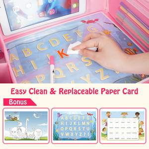 Free sample Summer Fashion Toddler Kids Tray Table Play Learn <b>Draw</b> Tablet Holder Car Back Seat Travel Organizer Lap Tray - Product Image 6