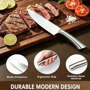 Wholesales 7pcs Kitchen <b>Knife</b> <b>Sets</b> Stainless Steel <b>sharp</b> Blade with Acrylic Holder - Product Image 2