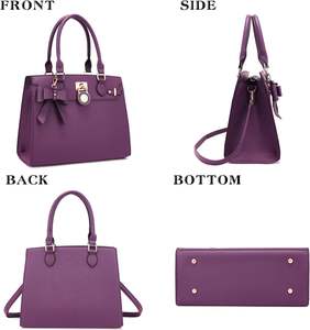 Set di Borse in Pelle <span class=keywords><strong>da</strong></span> <span class=keywords><strong>Donna</strong></span> Qiyuer, Borsa a Mano con Tracolla, Borsa <span class=keywords><strong>da</strong></span> Lavoro, Pochette Abbinata, <span class=keywords><strong>Grande</strong></span> Capacità, 2 Pezzi - Product Image 5