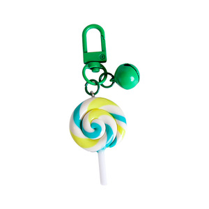 May mắn cầu vồng Lollipop <span class=keywords><strong>Keychain</strong></span> đáng yêu Polymer đất sét thực phẩm kẹo Mặt dây chuyền nhựa Keyring Acrylic túi trang trí nhựa <span class=keywords><strong>Keychain</strong></span> - Product Image 6