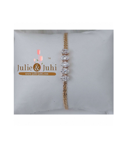 Bracelet élégant pour femme avec diamants, finition en or 18 carats, design sophistiqué et gracieux, style confiant et étincelant - Product Image 1