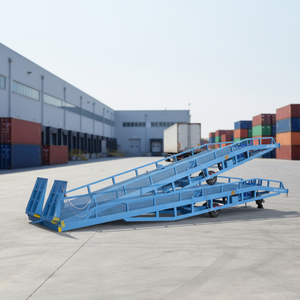Rampa di Carico Mobile Certificata CE da 6t, 10t, 12t, 15t per Carico e Scarico Container, Livellatore Mobile per Banchine di Spedizione - Product Image 3