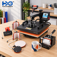 Presse à Chaud Manuelle Électrique 8-en-1 29x38cm pour Sublimation – Imprimante de Transfert pour T-shirts, Mugs, Casquettes, Assiettes, Tapis de Souris