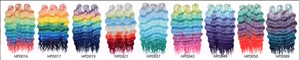 Extensions de cheveux synthétiques à ondulations profondes et souples, super longues, bouclées, torsadées, pour tressage au crochet, style <span class=keywords><strong>Ariel</strong></span> en Russie - Product Image 6