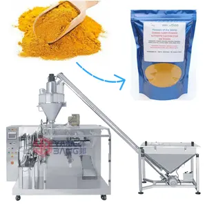 YB-210F Automatic Powder Zipper Bag Doypack Filling Sealing Premade Pouch Food Packing Machine