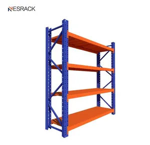 Boltless Steel Racking Adjustable Stacking Assemble Shelving For Workshop Garage Warehouse