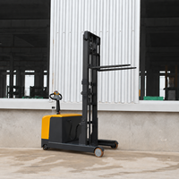 Gerbeur électrique compact moderne, mini gerbeur de palettes, vérin hydraulique, certifié CE ISO, capacité et hauteur de levage personnalisables
