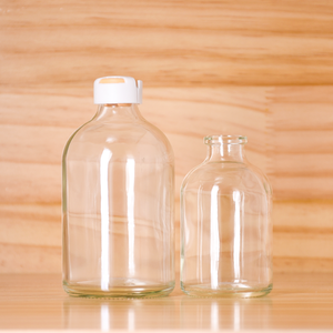 Nhà Cung Cấp Chai Thủy Tinh Dược Phẩm Tiêm 50 Ml 100 Ml Hổ Phách Rõ Ràng Đúc Thủy Tinh Lọ Cho Pharma - Product Image 4