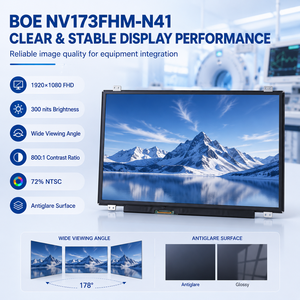 โมดูลจอแสดงผล TFT LCD รุ่น NV173FHM-N41 BOE ขนาด 17.3 นิ้ว ความละเอียด 1920x1080 FHD EDP 30 พิน สำหรับการรวมเข้ากับอุปกรณ์ OEM - Product Image 3