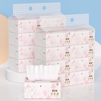 OEM ODM Papier mouchoir facial jetable en pâte de bois vierge, logo personnalisé, super absorbant, papier toilette, mouchoir facial doux pour la peau
