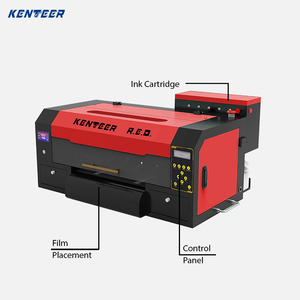 Kenteer 13Inch 330Mm Máy In <span class=keywords><strong>T</strong></span>-Shirt Máy In A3 Dtf Máy In 30Cm 33Cm Nhỏ Màu Hồng impresora Dtf Máy In Với Dtf Lò - Product Image 3