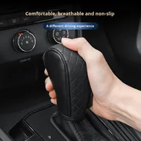 Housse de protection pour levier de vitesses en cuir PU de haute qualité, prix de gros, accessoires intérieurs de voiture élégants pour le levier de vitesses