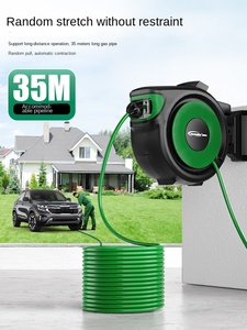 LEE-DING Carrete Retráctil Universal para <span class=keywords><strong>Manguera</strong></span> de Gas/Aire/Agua/Eléctrica, con Extensión y Contracción Automática, Herramientas para Neumáticos - Product Image 6