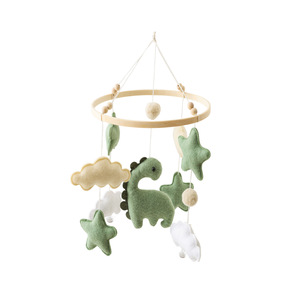 Móvil de Cuna Minimalista Estilo Instagram con Dinosaurios y Nubes, Juguete Colgante Giratorio para Bebés, Ayuda para Dormir - Product Image 5