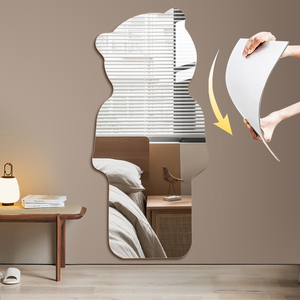 Specchio Flessibile in Acrilico Personalizzato, Adesivo Decorativo <span class=keywords><strong>da</strong></span> <span class=keywords><strong>Parete</strong></span>, Fornitore Cinese all'Ingrosso, Specchio Morbido Infrangibile - Product Image 2