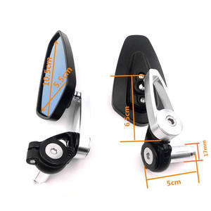 Rétroviseurs de guidon de moto réfléchissants, accessoires pour motos - Product Image 4