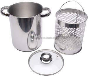 ชุดหม้อนึ่งสเตนเลสขนาดเส้นผ่านศูนย์กลาง9.4นิ้วใส่หม้อนึ่งผัก<span class=keywords><strong>หน่อไม้ฝรั่ง</strong></span>3.8ชิ้น - Product Image 5