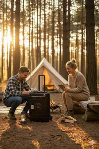 Z-ONE güneş enerjisi 2000W LiFePO4 pil enerji depolama sistemi, saf sinüs dalga invertör, entegre bagaj taşıyıcı - Product Image 6