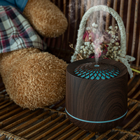 Diffuseur d'huiles essentielles portable USB de haute qualité, télécommandé, avec un design texturé luxueux, pour les familles