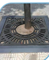 Grille d'arbre en acier découpée au laser sur mesure, grille décorative pour arbre, protection d'arbre en acier au carbone / acier inoxydable pour jardin paysager