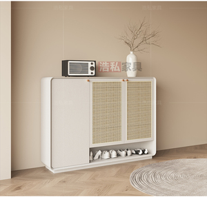 <span class=keywords><strong>Scarpiera</strong></span> in Rattan grande capacità Multi-funzionale in <span class=keywords><strong>legno</strong></span> massello <span class=keywords><strong>scarpiera</strong></span> armadio <span class=keywords><strong>con</strong></span> cassetto - Product Image 4