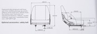 Sièges automobiles personnalisés en gros pour camions, camping-cars, MPV, bus, fourgonnettes - Angle réglable, installation facile, qualité fiable