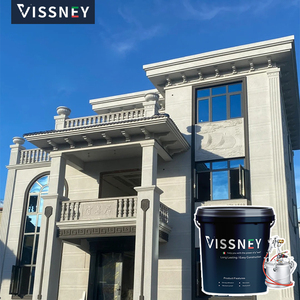 Vissney Revestimiento de Pared Exterior Faux Marble <span class=keywords><strong>para</strong></span> Acabado Acrílico Efecto Piedra Textura Granito Imitación Piedra Pintura <span class=keywords><strong>Pistola</strong></span> Pulverizadora - Product Image 1