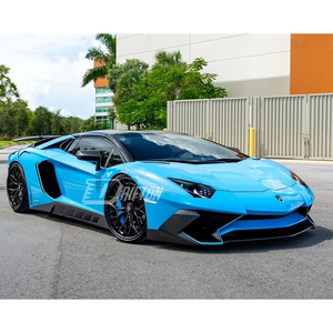 สเกิร์ตข้างคาร์บอนไฟเบอร์แบบแห้ง Aventador NOV Style สำหรับ Lamborghini Aventador LP700 2011-2015 ชุดแต่ง - Product Image 3