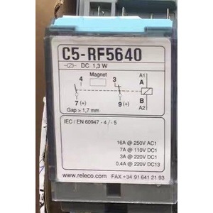 รีเลย์ Releco C5-Rf5640 1 ช่อง 3A DC 220V 16A AC 250V IEC60947-4-5 - Product Image 1