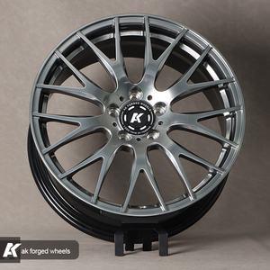Jantes en alliage d'aluminium Wangu New Forged 5x120 PCD Hyper Black pour <span class=keywords><strong>Chevrolet</strong></span> Cruze <span class=keywords><strong>Camaro</strong></span> Captiva Spark - 18-22 pouces - Voiture particulière - Product Image 1