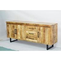 Buffet personnalisé moderne vintage industriel en bois de manguier antique pour la maison salon appartement chambre à coucher cuisine rangement