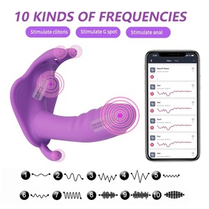 Vibrador de Silicona con Control Remoto por Aplicación, Estimulador de Clítoris y Punto G con Forma de Mariposa, Juguetes Sexuales para Mujeres - Product Image 2