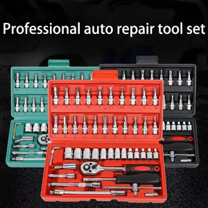 KAODEE Factory Wholesale Professional Auto Repair 46pcs Tool Set With Socket <b>Wrenches</b> and Ratchets for Car Maintenance SH46 SH46 - Product Image 3