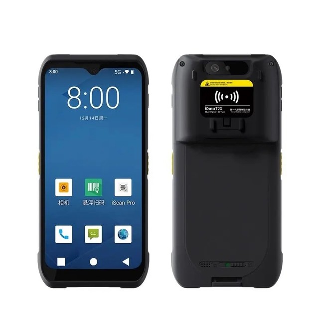 6.21'' Handheld Industrial Terminal PDA 4G Android 12 2D Barcode Scanner NFC Reader Machine Data Collector Durable Mobile Phone