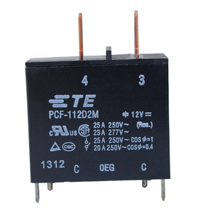 <span class=keywords><strong>Relais</strong></span> à contact normal ouvert PCF-112D2M à connexion rapide et indice de protection PCB, 25 ampères, 250 VCA, 4 pieds, 12 V, Original OEG Power - Product Image 1