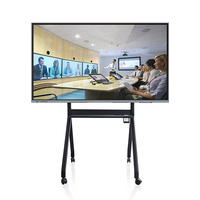 Tableau blanc interactif de 75 pouces tableaux blancs intelligents tactiles tableau blanc à écran tactile tv interactif avec projecteur