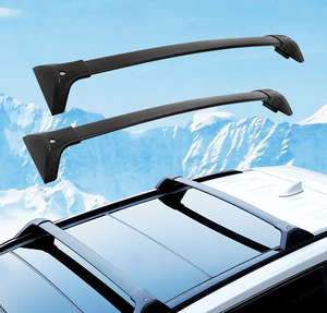 Barres transversales de toit 2 pièces de haute qualité pour Toyota Rav4 2019-2025 en alliage d'aluminium noir - Product Image 3