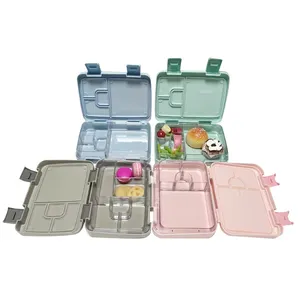 Shenzhen enfants en plastique conteneurs de stockage mini taille 4 sections sans bpa enfants bento box