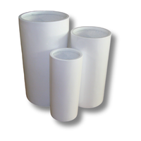 Lot de 3 pots de jardin en ciment, style nordique, finition émaillée, écologiques, légers, durables, toutes saisons, excellent rapport qualité-prix
