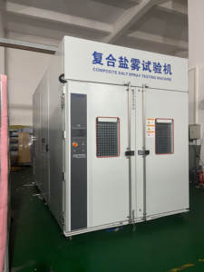 เครื่องทดสอบการกัดกร่อนด้วยละอองเกลือแบบเดินเข้าได้  โหมดการพ่นแบบตั้งโปรแกรมได้ ควบคุมอุณหภูมิ 20-70 องศาเซลเซียส สำหรับขนาดใหญ่ - Product Image 5
