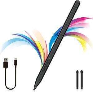 Lápiz Óptico Metálico REXIAO para <span class=keywords><strong>Microsoft</strong></span> <span class=keywords><strong>Surface</strong></span> <span class=keywords><strong>Pro</strong></span> 11/10/9/8/X/<span class=keywords><strong>7</strong></span>+/6/5/4/Go 4/3/2/1/Laptop 1-5/Studio/Book 3/2/1, 1024 Niveles de Presión - Product Image 1