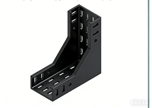 Vente directe d'usine chinoise, chemin de câbles perforé en acier noir peint par pulvérisation, pour la construction, 200 * 60 mm - Product Image 5