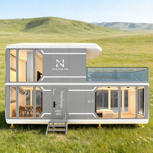 Casas Prefabricadas Modulares Modernas de Dos Pisos, Villas Móviles Tipo Cápsula para Escuelas, Hospitales y Hoteles con Energía Solar - Product Image 1
