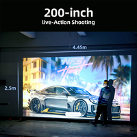 Proyector Láser 4K Android 14 GTV, 2050 ANSI Lúmenes, Full HD, Widevine L1, Altavoz 3D HIFI, Proyector LED para Cine en Casa, Proyector U001